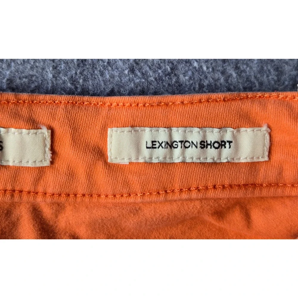Jones New York Jeans Women's Bermuda Shorts Stretch Tangerine Orange Size 12